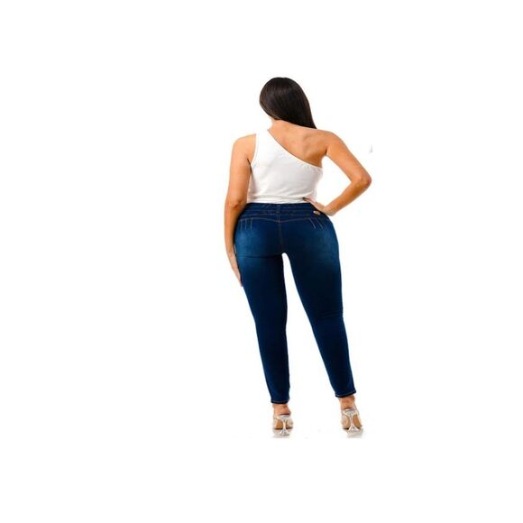 WAIST 33 INCHES SIZE 15 SKINNY JEANS STRETCH DENIM PUSH UP 15-3 MK1410 SZ15 - Picture 8 of 11